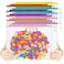 YOPCDJ 20PCS Mesh Zipper Pouch BagsFile BagsToy Storage BagsClear Organizer BagsSuitable for Board GameHomeSchooland Office Organization10A310A4