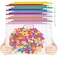 YOPCDJ 20PCS Mesh Zipper Pouch BagsFile BagsToy Storage BagsClear Organizer BagsSuitable for Board GameHomeSchooland Office Organization10A310A4