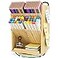 DF DARFOO Bamboo Desk Organizer Storage Accessories Ultralarge 13 compartments 1000 Pencil Holder Capacity Easy DIY Assembly Rotating Desktop Organizer Cosmetics and Office Supplies
