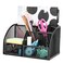 Exerz Desk Organizer Black Office Desk Accessories Supplies Office Storage Desktop Pencil Pen Holder with Drawer Home Workspace
