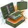 DocSafe 5200F Document Organizer with LockUpgraded Heat Insulated FireproofWaterproof Box 8 Layers File OrganizerPortable Home Travel Safe Storage for Important Documents FilesGreen Soft