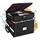 ETRONIK Fireproof File Organizer with Lock 2 Layer Fireproof Document Box with 5 Tab Inserts Portable Office File Cabinet Collapsible File Storage for Hanging Letter Legal Size Folder