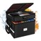 ETRONIK Fireproof File Organizer with Lock 2 Layer Fireproof Document Box with 5 Tab Inserts Portable Office File Cabinet Collapsible File Storage for Hanging Letter Legal Size Folder