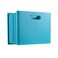 Pendaflex Mobile File Box with Handles Portable Document Storage File Bin for Home and Office Easy Set Up Collapse Down and Store Away 13W x 10H x 65D Holds Letter Size Files Teal 126120