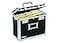 Vaultz File Organizer Storage Box 14 x 7 x 1219 Inch Letter Size Portable Locking Storage Totes with Dual Combination Locks for Filing Office Documents Black