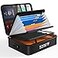 Noiposi Document Organizer with 5200 Heat Insulated150x110x43 Water Resistant and Fireproof Document BoxPortable Home Travel Safe Storage Box for Important DocumentsFile