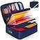 Noiposi Document Organizer with 5200 Heat Insulated161x114x43 Waterproof and Fireproof Document BoxPortable Home Travel Safe Storage Box for Important Documents and FileBlue