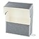 Lineco Archival Document Storage Box with Metal Edge AcidFree Gray Boxboard Organize and Store Files Prints Photos LegalSized Case 155 x 105 x 5 Wide