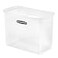 Bankers Box 1 Pack Portable Open Desktop Plastic File Storage Box with Hanging Rails Side Handle Organizer Bin Letter
