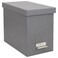 Bigso Box of Sweden Bigso John Fiberboard Label Frame Desktop File Storage Box Document Organizer for Important Paperwork Durable Hanging File Box with a Lid Metal Label Window 736 x 1338 x 1051 in Gr