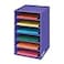 Bankers Box Classroom 6 Shelf Organizer 18H x 12W x 13 14D 3381201 Purple