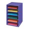 Bankers Box Classroom 6 Shelf Organizer 18H x 12W x 13 14D 3381201 Purple