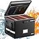 ENGPOW 5200F Fireproof Document Box with Lock Heat Insulated Collapsible File Storage Organizer with Handle Portable Home Office File Cabinet for Hanging LetterLegal Size Folder Black