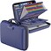 DocSafe Fireproof File Organizer with Lock HardShell Case Fireproof Document Box with 13 Pocket Accordion File Folder Portable Home Office Travel Safe Storage for Important Documents Laptop Blue