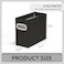 Aosric Hanging File Organizer Cardboard File Folder Organizer for Letter Size Desk Documents Storage Box Portable File Folder Holder Boxes for Office Home School Only Box2 Packs