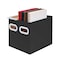 Aosric Hanging File Organizer Cardboard File Folder Organizer for Letter Size Desk Documents Storage Box Portable File Folder Holder Boxes for Office Home School Only Box2 Packs