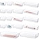 STORi SimpleSort 18Piece Stackable Clear Drawer Organizer Set Multisize Trays Makeup Vanity Storage Bins and Office Desk Drawer Dividers Made in USA