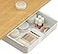 Poeland Under Desk Drawer SelfStick Storage Organizer for Office Home School Holders for Desk Accessories Large Size White