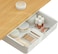 Poeland Under Desk Drawer SelfStick Storage Organizer for Office Home School Holders for Desk Accessories Large Size White