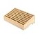 XICHENGSHIDAI 24Grid Classroom Cell Phone Holder Wooden Mobile Phone Storage Box Desk Organizer for Teachers School and Office