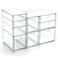 Prsildan Acrylic Drawer Makeup Organizer with 9 Drawers Set of 3 Office Desk Organizers Accessories Clear Stackable Storage Drawers for Vanity Countertop Craft Jewelry Art Supply Organization