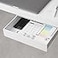 AirTaxiing Under Desk Drawer Super Large Under Table Hidden Drawer Desk Accessories Workspace Organizers Desktop Storage Pencil Slide Out Organizer with Screw Adhesive Tape Shelf Tray at Office