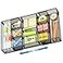 Marbrasse Expandable Desk Drawer Organizer Mesh Drawer Organizer Tray with 10 Adjustable Compartments Desk Organizers and Accessories for Office Supplies Longer Expandable Drawer OrganizerB