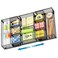 Marbrasse Expandable Desk Drawer Organizer Mesh Drawer Organizer Tray with 10 Adjustable Compartments Desk Organizers and Accessories for Office Supplies Longer Expandable Drawer OrganizerB