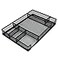 EsOfficce Desk Drawer Organizer Tray with Adjustable Compartments 6 Grid Metal Mesh Drawer Multiuse Desk Organizer Storage Box Set for OfficeHomeSchool Supplies 126X9X19 inch