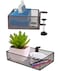 Aurynns Clipon Drawer organizers 2 pack desk organizer can be clipped around the table to store small items Bronze Gold