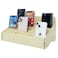 HengTianMei 24 Grids Cell Phone Holder Classroom Pocket Chart OrganizerWooden Storage Box Phone Calculator Holder for Classroom Office School