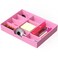 Simple Houseware Drawer Organizer Tray with 9 Adjustable Compartments Pink