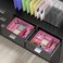 Simple Houseware Drawer Organizer Tray with 9 Adjustable Compartments Pink