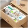 Souyoyu Plastic Drawers Organizer for Office Bathroom Bedroom Kitchen Desk 1 Layers More White Storage Tray Expandable 114181 Inches DEEP 23