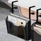 INLDY Under Desk Drawer Desk Side Storage Hanging Desks Organizer Clamp On Mesh Metal Desks Organizer for Office and Home Black