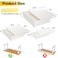 YOUEON 3 Pack Under Desk Drawer Slide Out SelfAdhesive Under Table Drawer Hidden Attachable Under Desk Storage Drawers Stick on Drawers for Office Home School White