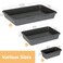 Kutesna 6 PCS Large Drawer Organizer 3 Sizes Plastic Versatile Desk Drawer Organizer Trays Kitchen Drawer Organization and Plastic Storage Bins for Makeup Vanity Kitchen Utensils Office Bathroom
