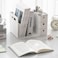 HKeeper White Plastic Desktop Organizer with File slots3tier Drawers with Pen HolderBook Stand for Office Supplies and Desk Accessories WhiteGrey