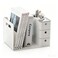 HKeeper White Plastic Desktop Organizer with File slots3tier Drawers with Pen HolderBook Stand for Office Supplies and Desk Accessories WhiteGrey