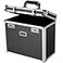 MAHOOMMAKH File Organizer Storage Box Portable Locking Storage Totes Storage Box with Dual Combination Locks for Filing Office Documents Black
