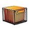 SETTFRFE Letter Size Metal Mesh Hanging File Folder Organizer Crate Basket Black