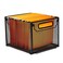 SETTFRFE Letter Size Metal Mesh Hanging File Folder Organizer Crate Basket Black