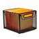 SETTFRFE Letter Size Metal Mesh Hanging File Folder Organizer Crate Basket Black