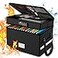 RHM Fireproof Document Box with Lock 2 Layer Fire Proof File Box for Documents with Handle Portable Home Office Fire Safe Document Box for Hanging LetterLegal FolderCertificate