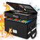 RHM Fireproof Document Box with Lock 2 Layer Fire Proof File Box for Documents with Handle Portable Home Office Fire Safe Document Box for Hanging LetterLegal FolderCertificate