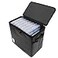CASEMATIX Graded Comic Book Storage Fits 30 CGC Graded Comics Hard Shell Fire Resistant Comic Bin with Three Internal Comic Book Box Dividers Includes Zipper Lock