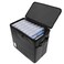 CASEMATIX Graded Comic Book Storage Fits 30 CGC Graded Comics Hard Shell Fire Resistant Comic Bin with Three Internal Comic Book Box Dividers Includes Zipper Lock
