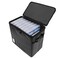 CASEMATIX Graded Comic Book Storage Fits 30 CGC Graded Comics Hard Shell Fire Resistant Comic Bin with Three Internal Comic Book Box Dividers Includes Zipper Lock