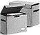 Leffis Comic Book Storage Box 155 X 75 X 113 Collapsible Comic Short Box with Lids Holds 150 Comics Heavy Duty Comic Book Bin Container 2 pack grey