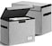 Leffis Comic Book Storage Box 155 X 75 X 113 Collapsible Comic Short Box with Lids Holds 150 Comics Heavy Duty Comic Book Bin Container 2 pack grey